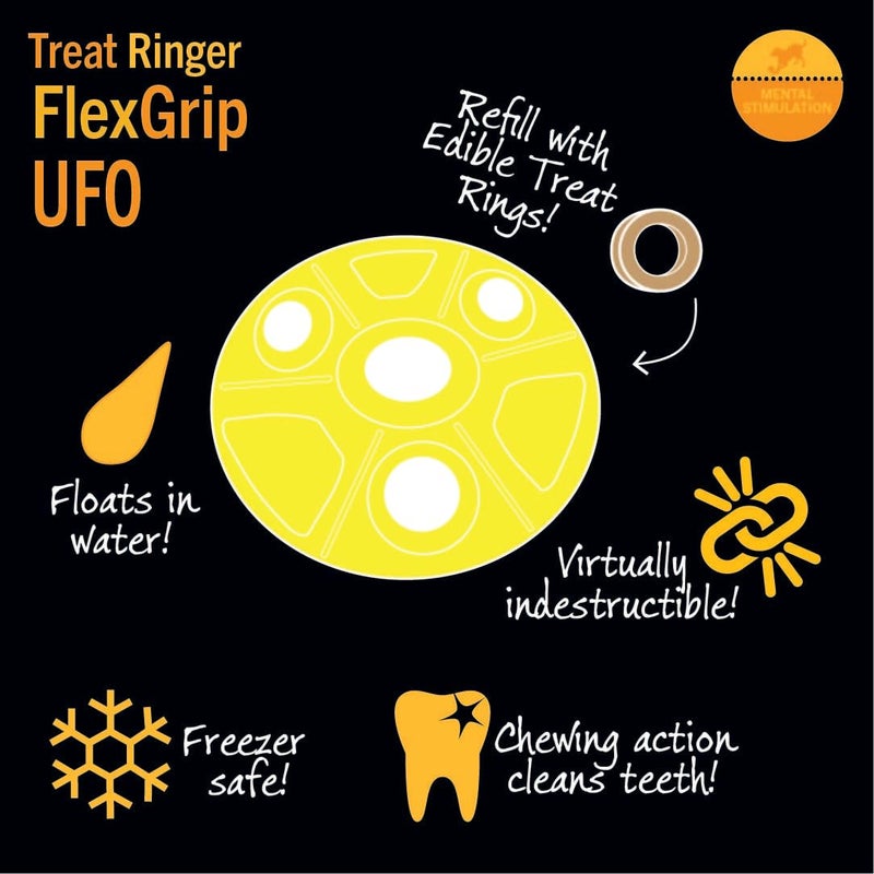 Starmark Treat Ringer FlexGrip UFO Large - Image 4